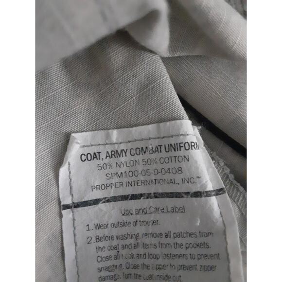 ACU US Army Combat Uniform Coat Size M Long 8415-01-519-8512 camouflage UCP - Picture 6 of 9